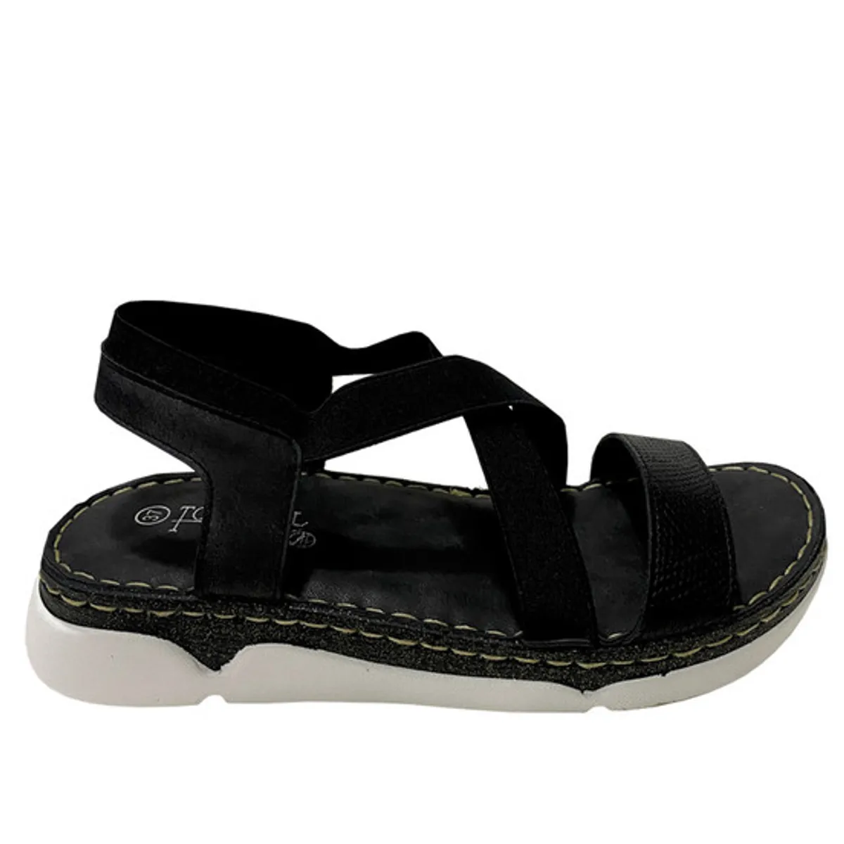 TODOPIEL - Sandalia Mujer Negro Todopiel