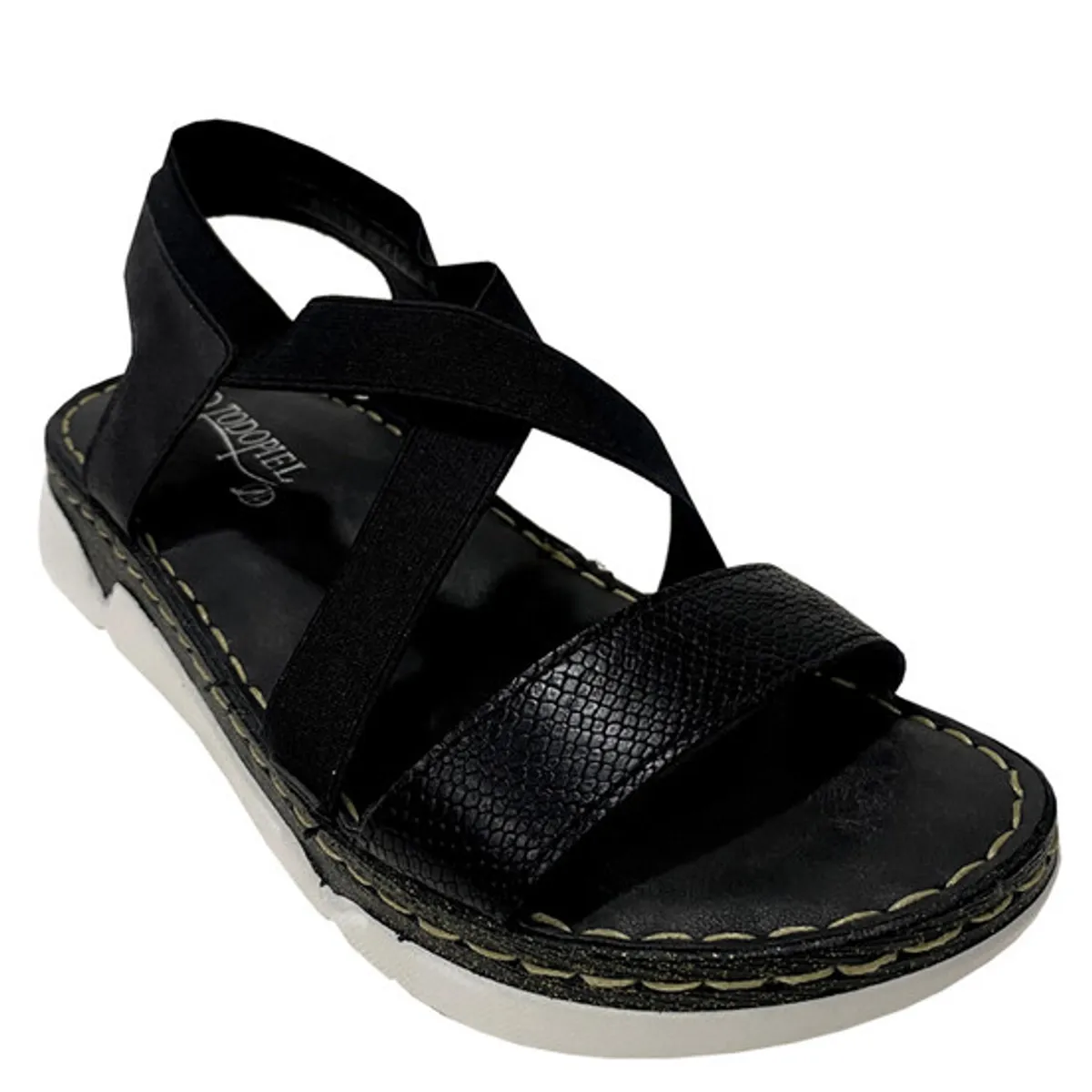 TODOPIEL - Sandalia Mujer Negro Todopiel