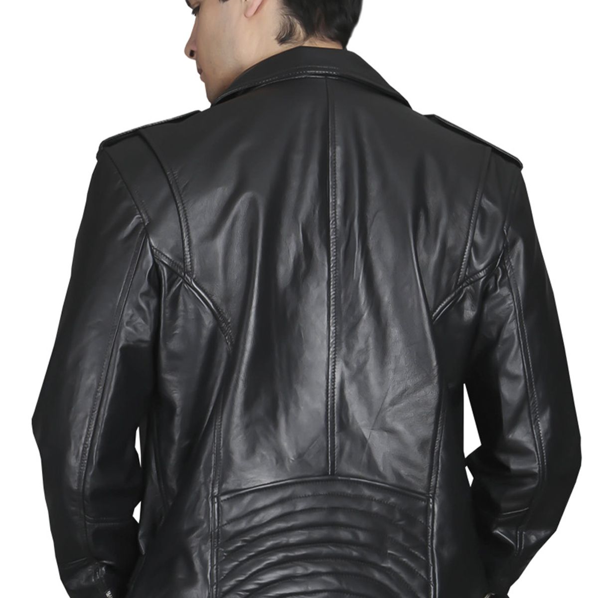 TODOPIEL - Chaqueta de Cuero Hombre Negro Todopiel