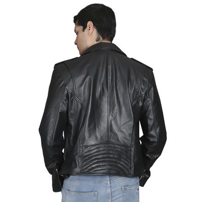 Imagen 2 del producto Chaqueta de Cuero Hombre Negro
