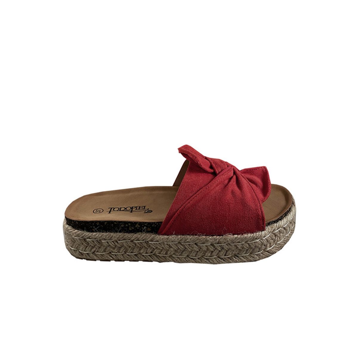 TODOPIEL - Sandalia Mujer Rojo Todopiel