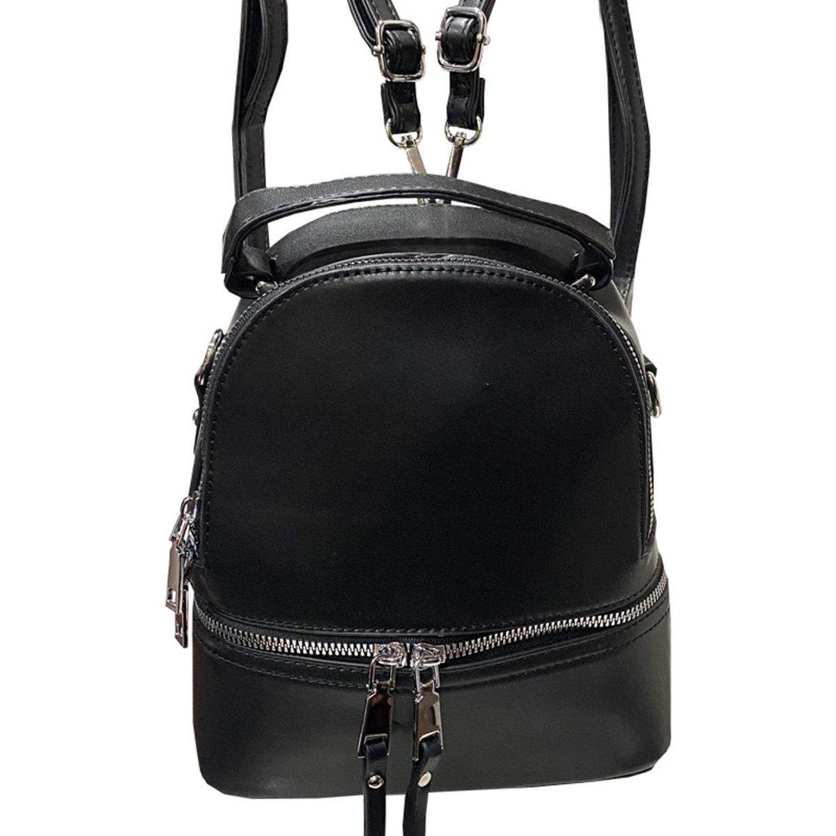 TODOPIEL - Mochila Ecocuero Mujer Negro Todopiel