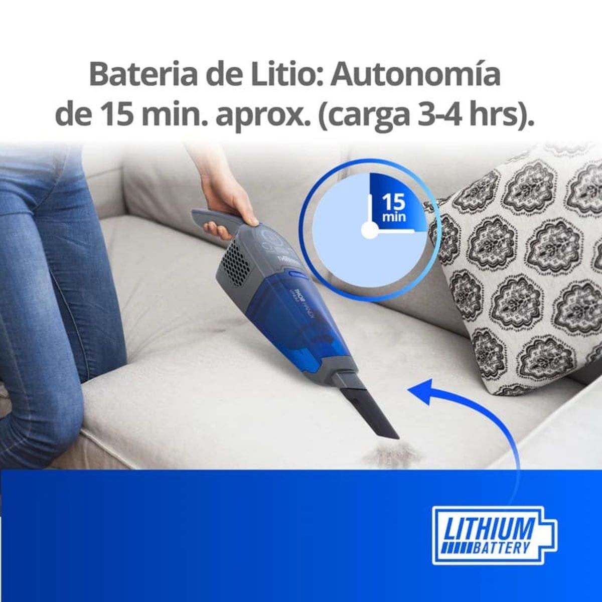 THORBEN - Aspiradora Manual Inalambrica Thor Handy Lithium