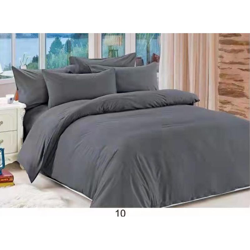 ANGELES DEL HOGAR - Juego De Sabanas King + 2 Fundas D Almohadas Gris