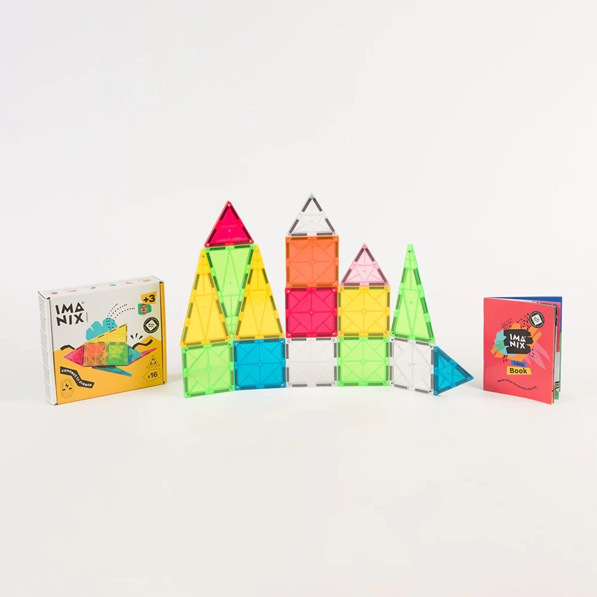 IMANIX - Imanix Juego 16 Piezas Magnéticas