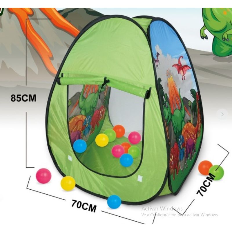 GENERICO - Carpa Infantil De Dinosaurio Con Pelotas De Colores
