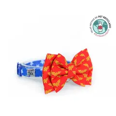 MIMADOGS - Collar Corbatín para Gatos Wonder Woman Talla xs