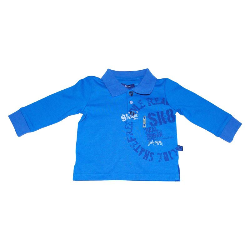 PILLIN - Polera Bebe Niño Azul Pillin PILLIN