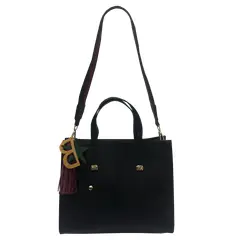 TODOPIEL - Cartera Ecocuero Mujer Negro