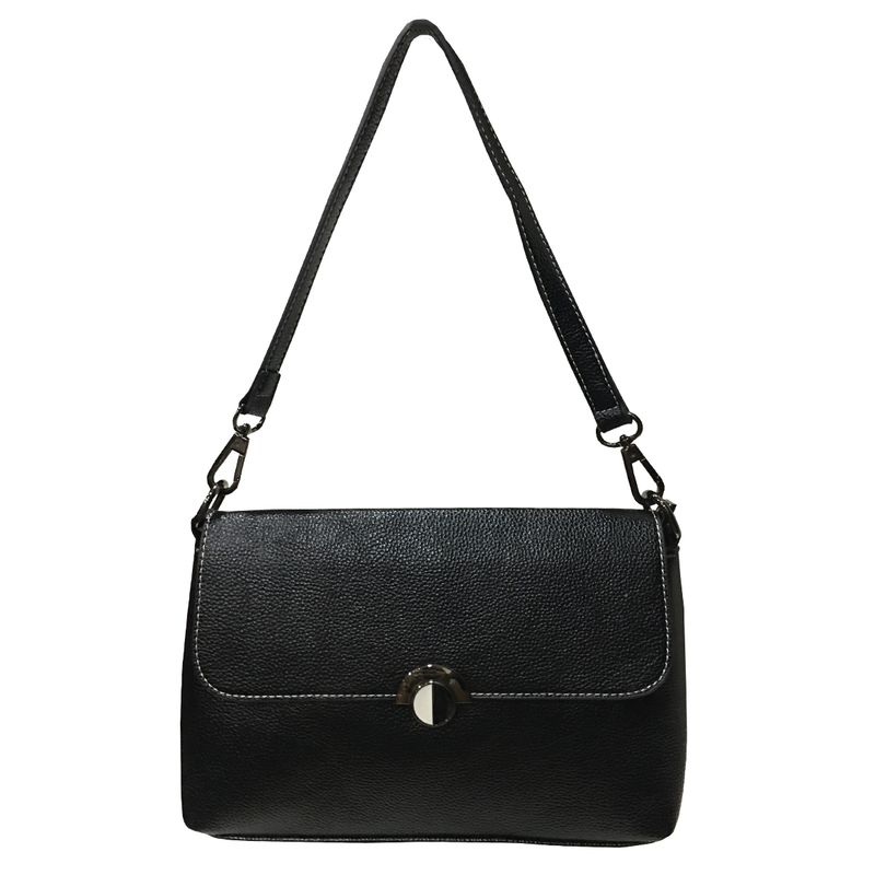 TODOPIEL - Cartera Ecocuero Mujer Negro Todopiel
