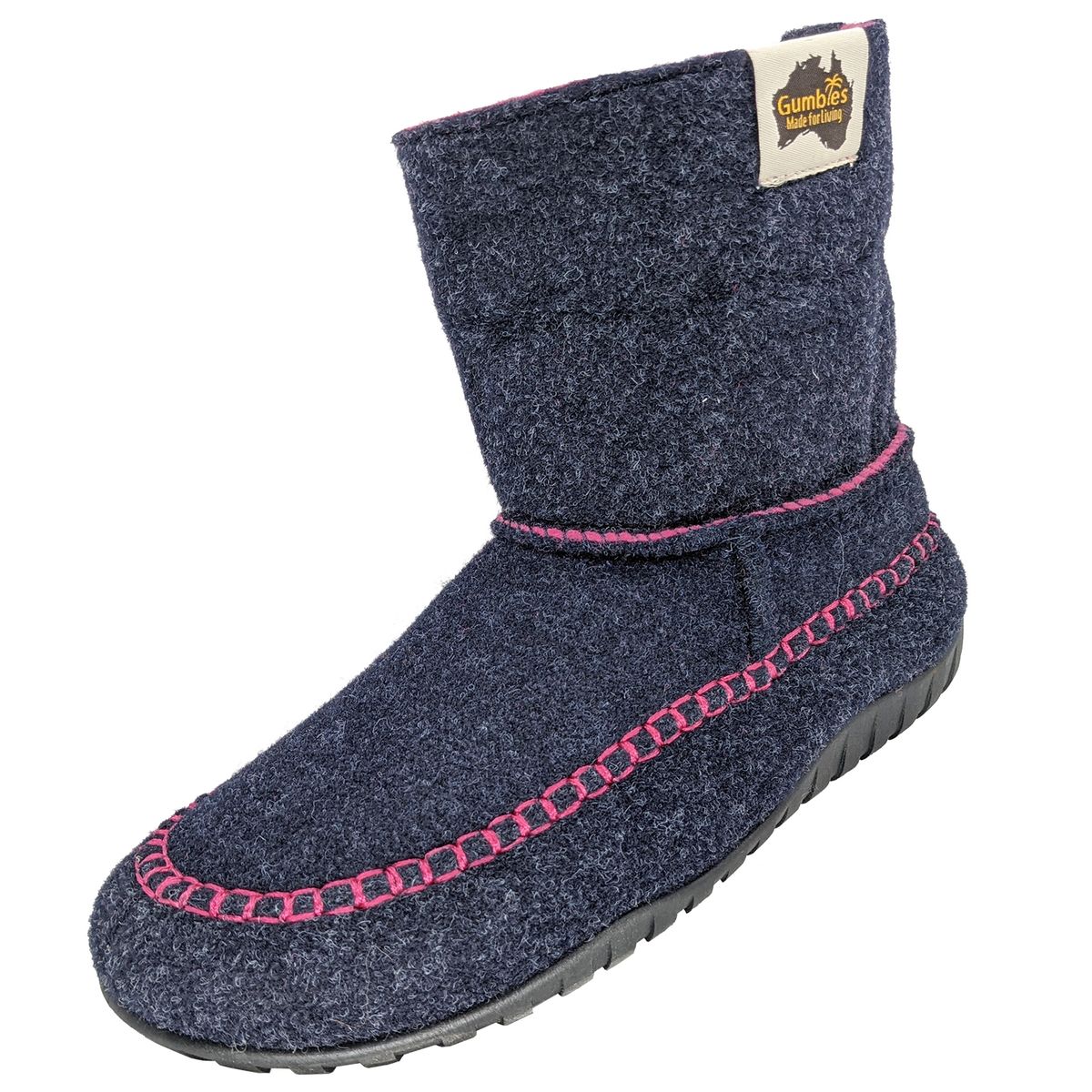GUMBIES - Pantufla Unisex Thredbo Navy& Pink Gumbies