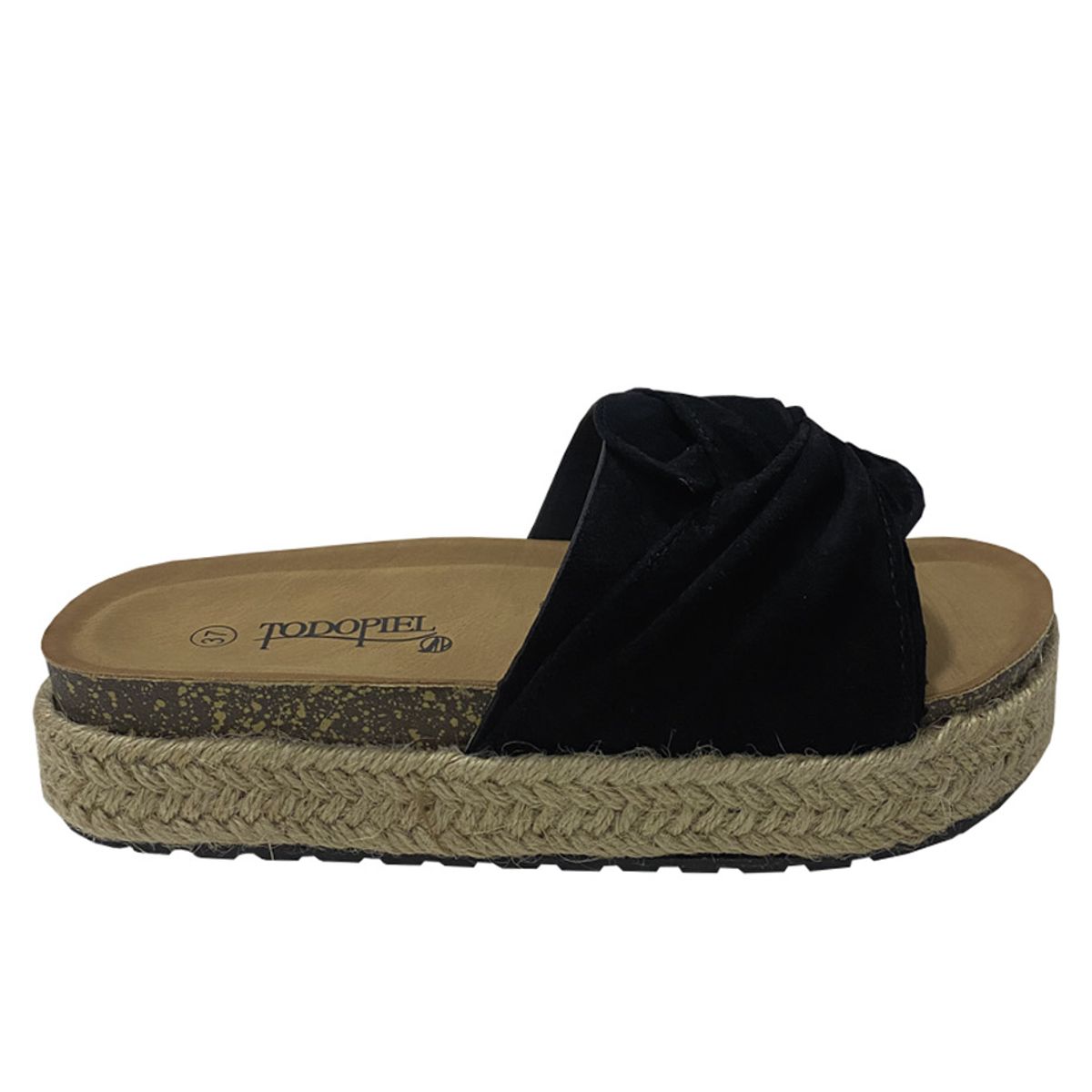 TODOPIEL - Sandalia Mujer Negro Todopiel