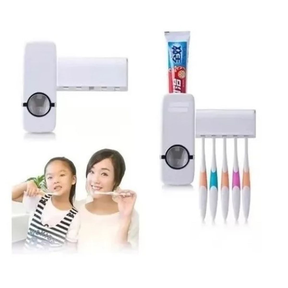 OFERTABKN - Dispensador Automático Pasta Dientes Porta Cepillo