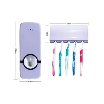 Imagen 2 del producto Dispensador Automático Pasta Dientes Porta Cepillo