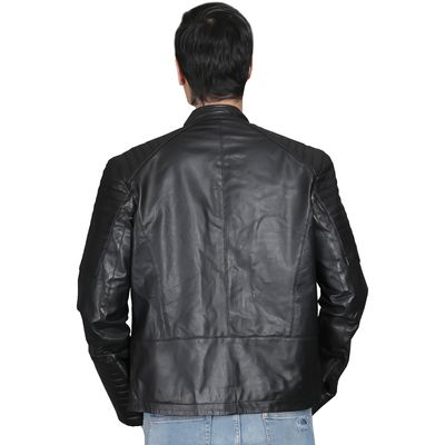 Imagen 2 del producto Chaqueta de Cuero Hombre Negro