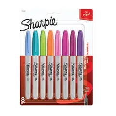 SHARPIE - SET MARCADORES PERMANENTES FINO 8 PCS