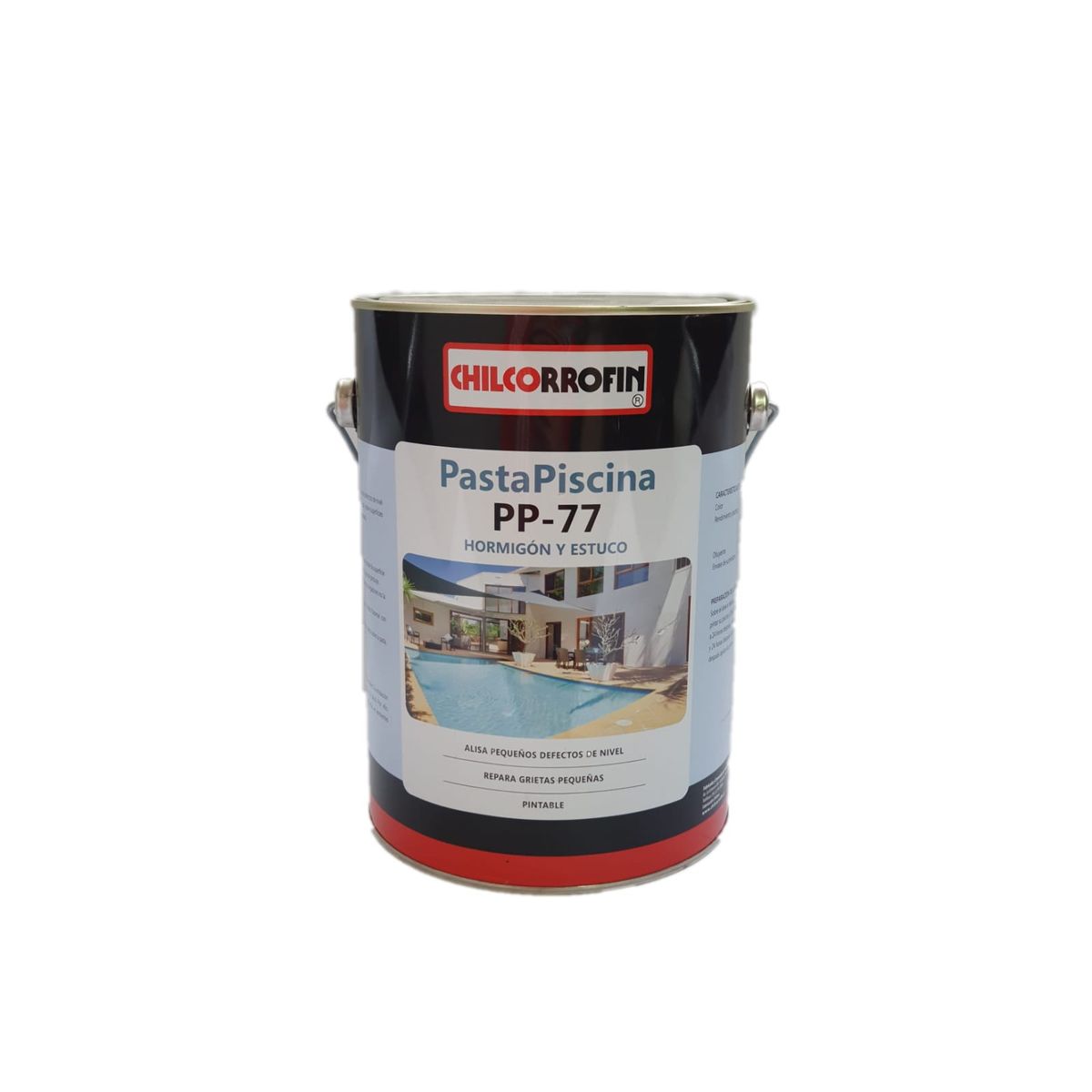 GENERICO - Pasta Para Piscina PP-77 Chilcorrofin Celeste Galon