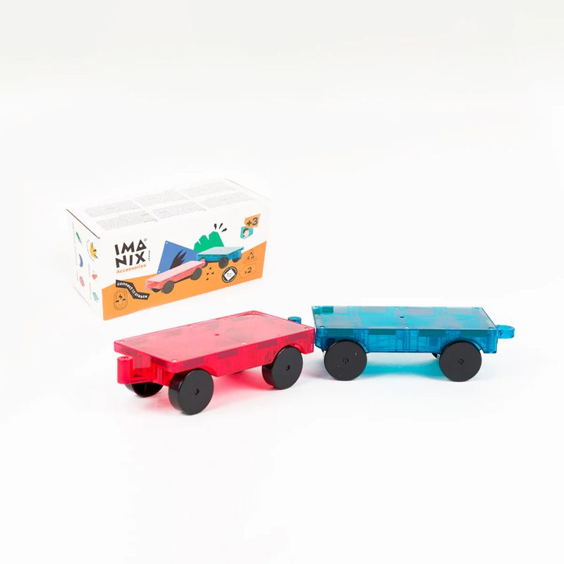 IMANIX - Imanix Set de 2 Carros Magnéticos