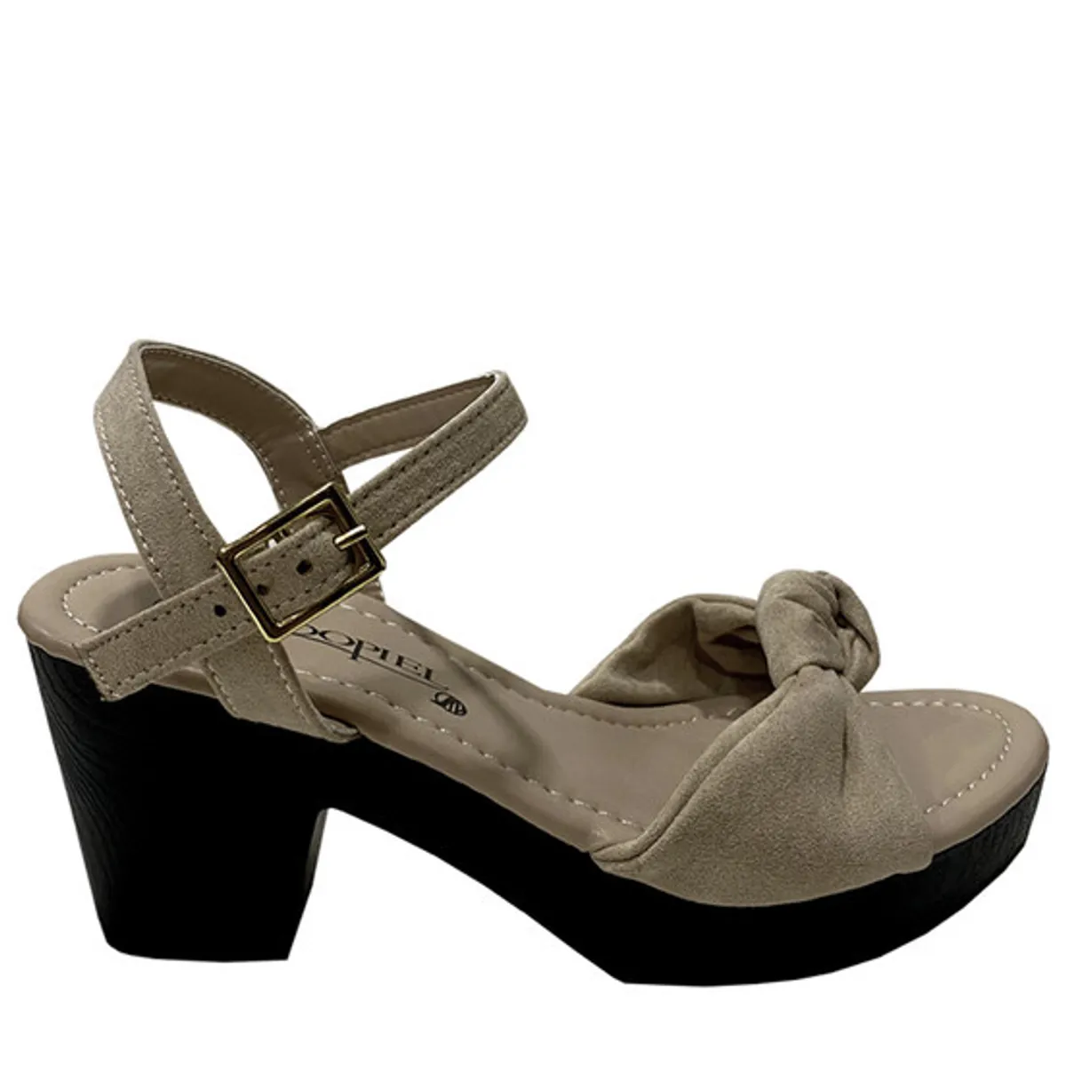 TODOPIEL - Sandalia Mujer Beige Todopiel