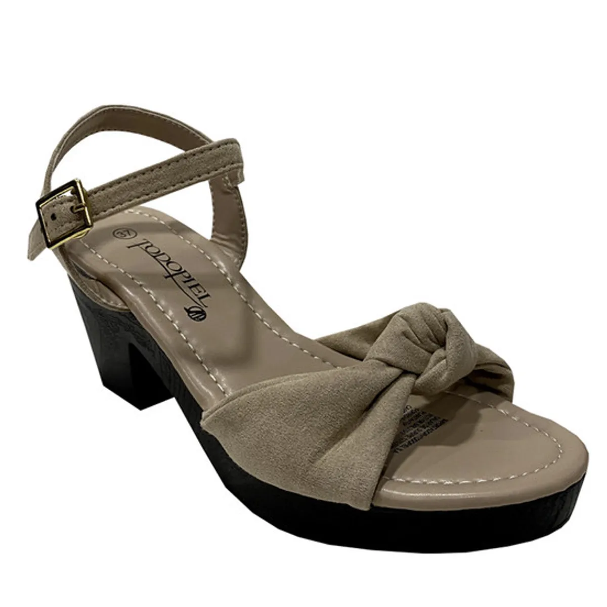 TODOPIEL - Sandalia Mujer Beige Todopiel