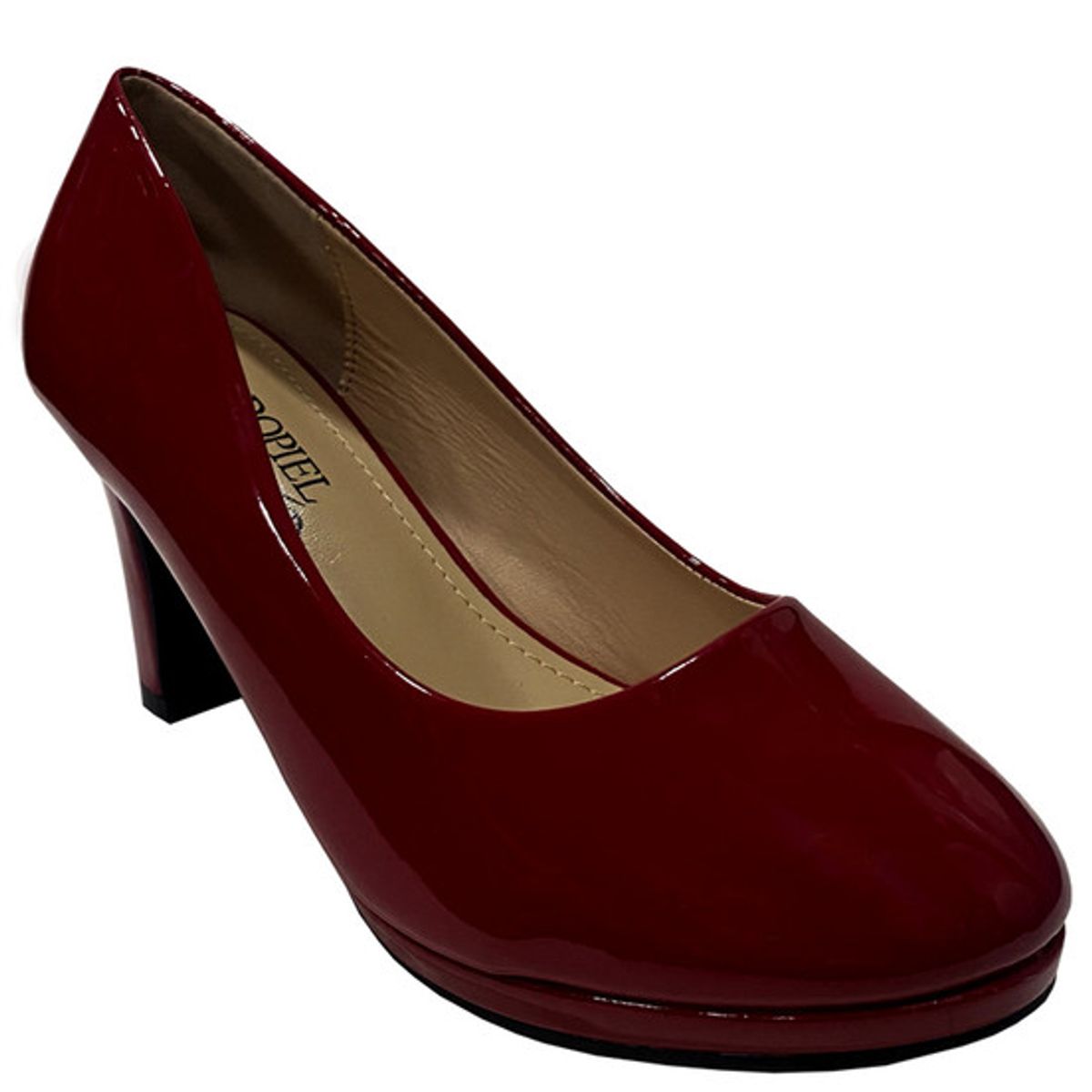 TODOPIEL - Zapato de Taco Mujer Rojo Todopiel