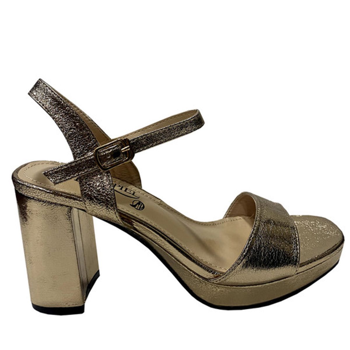 TODOPIEL - Sandalia Mujer Dorado Todopiel