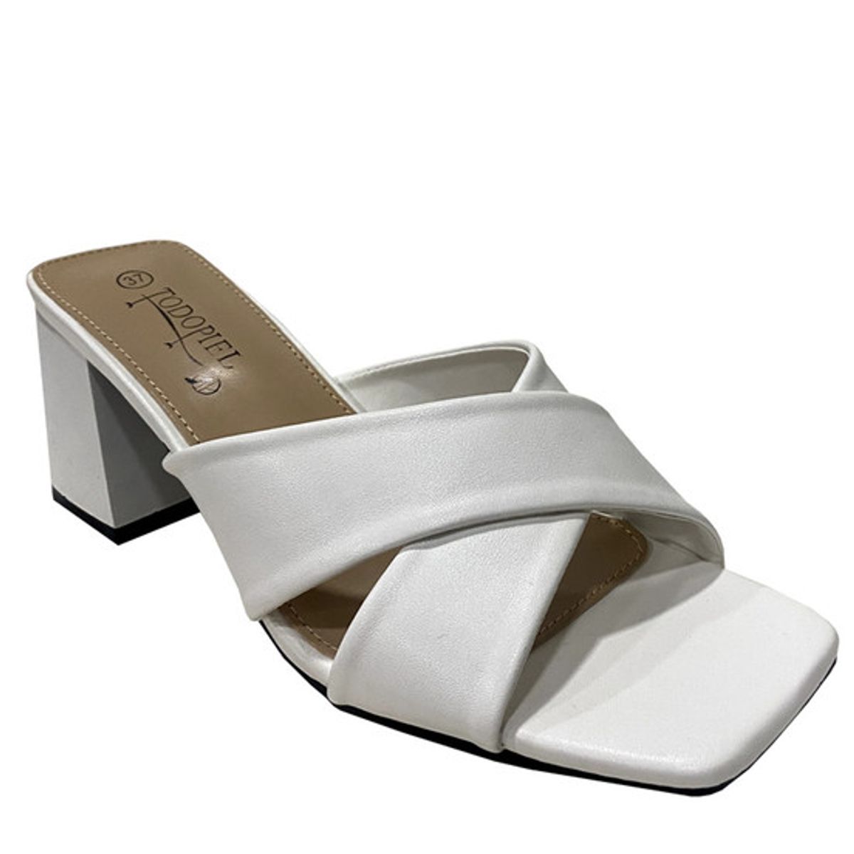 TODOPIEL - Sandalia Mujer Blanco Todopiel