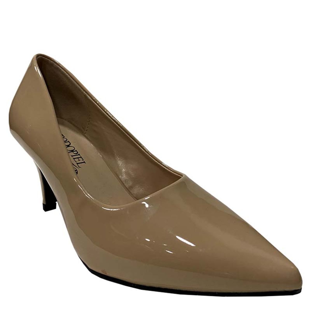 TODOPIEL - Zapato de Taco Mujer Beige Todopiel