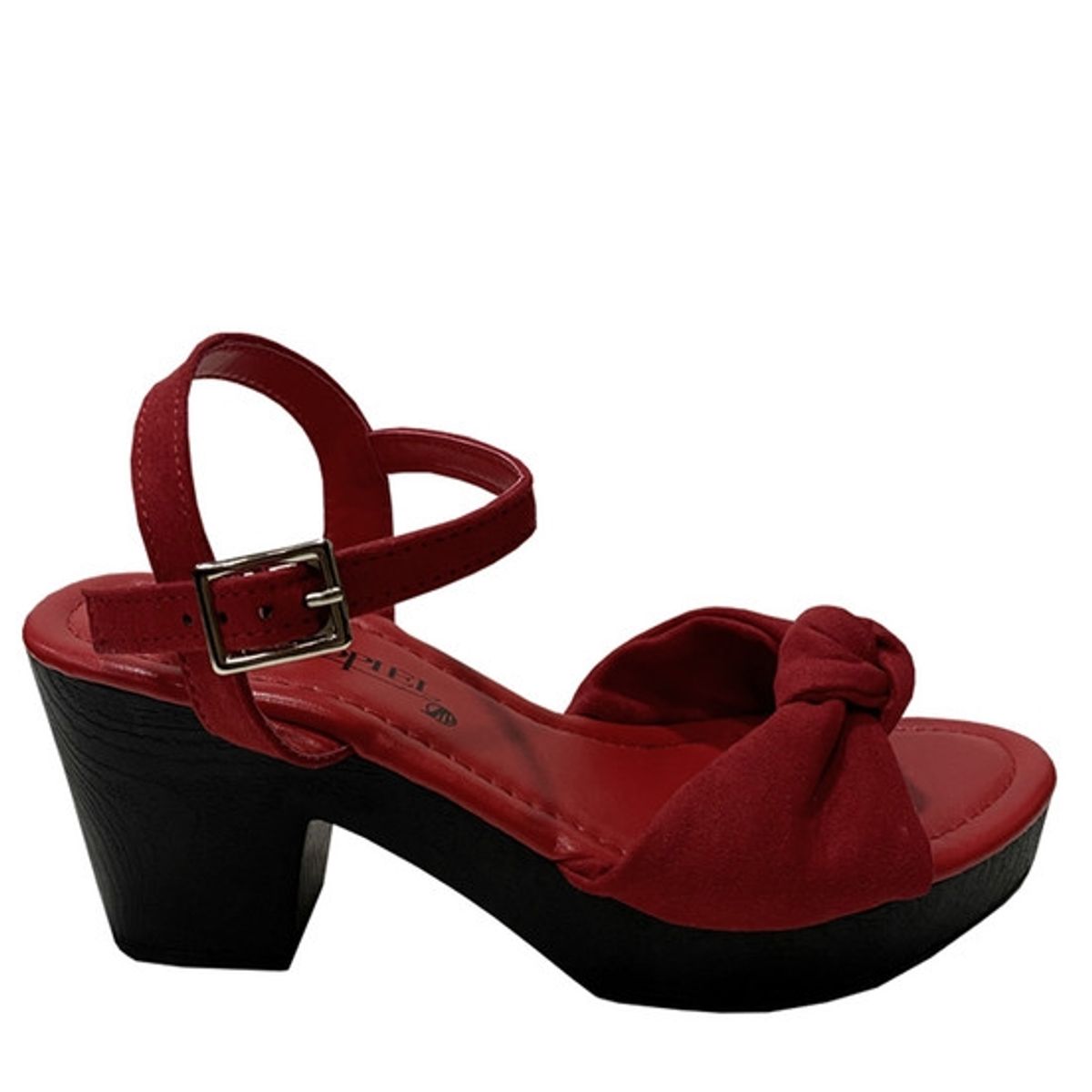 TODOPIEL - Sandalia Mujer Rojo Todopiel