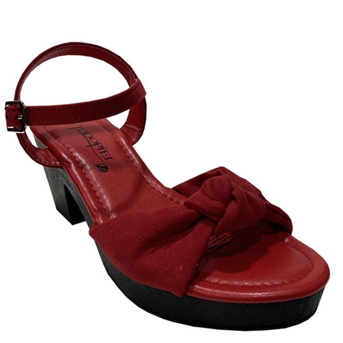 TODOPIEL - Sandalia Mujer Rojo Todopiel