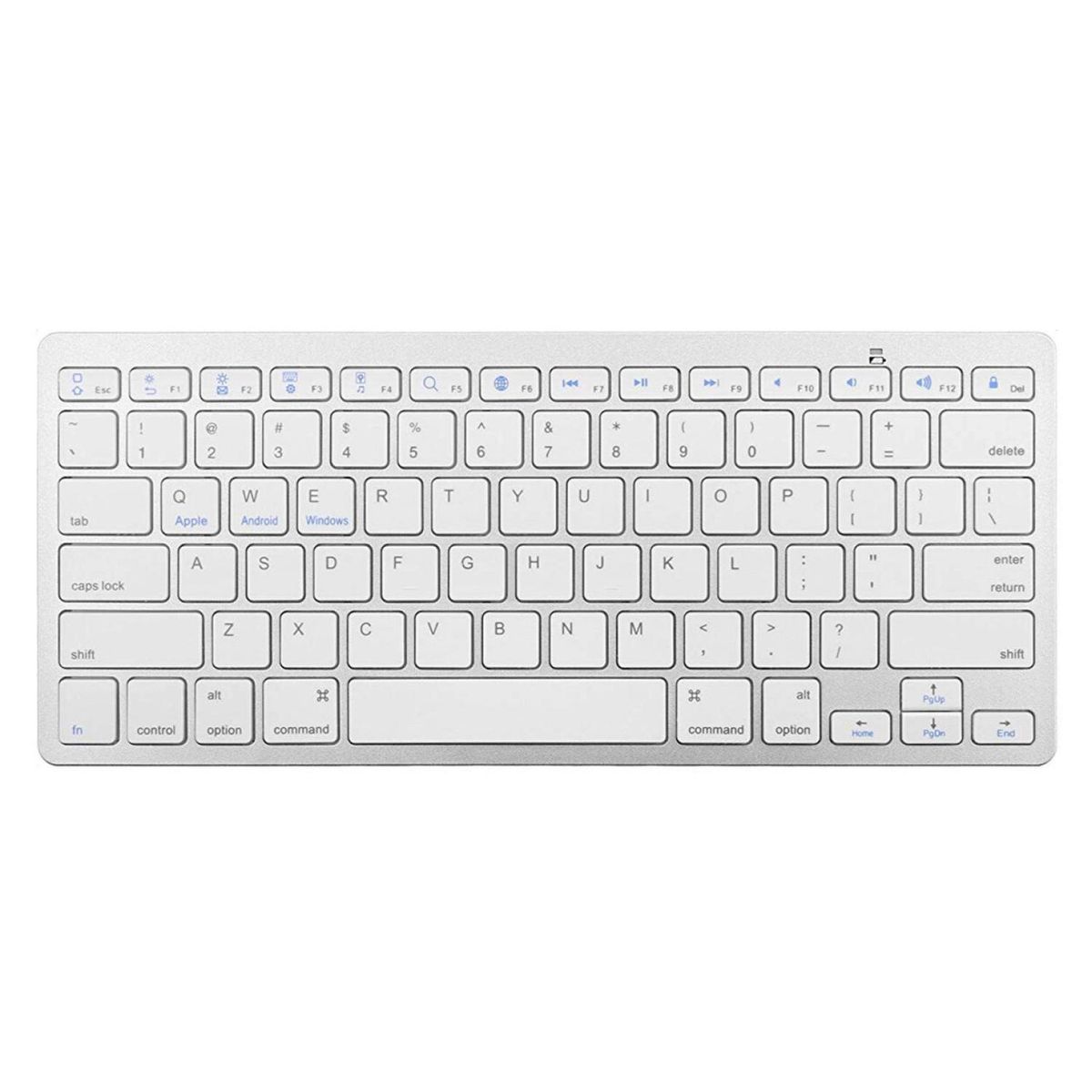 PHILCO - Teclado Inalambrico Para Apple 78 Teclas Blanco Philco