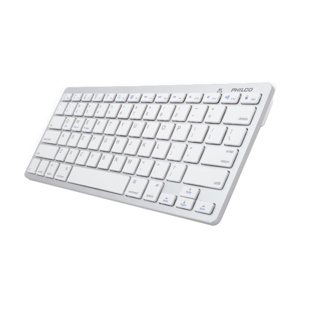 PHILCO - Teclado Inalambrico Para Apple 78 Teclas Blanco Philco
