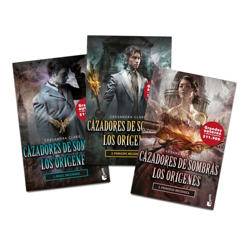 BOOKET - Pack Cazadores de Sombras, (Los Origenes 1, 2 y 3)