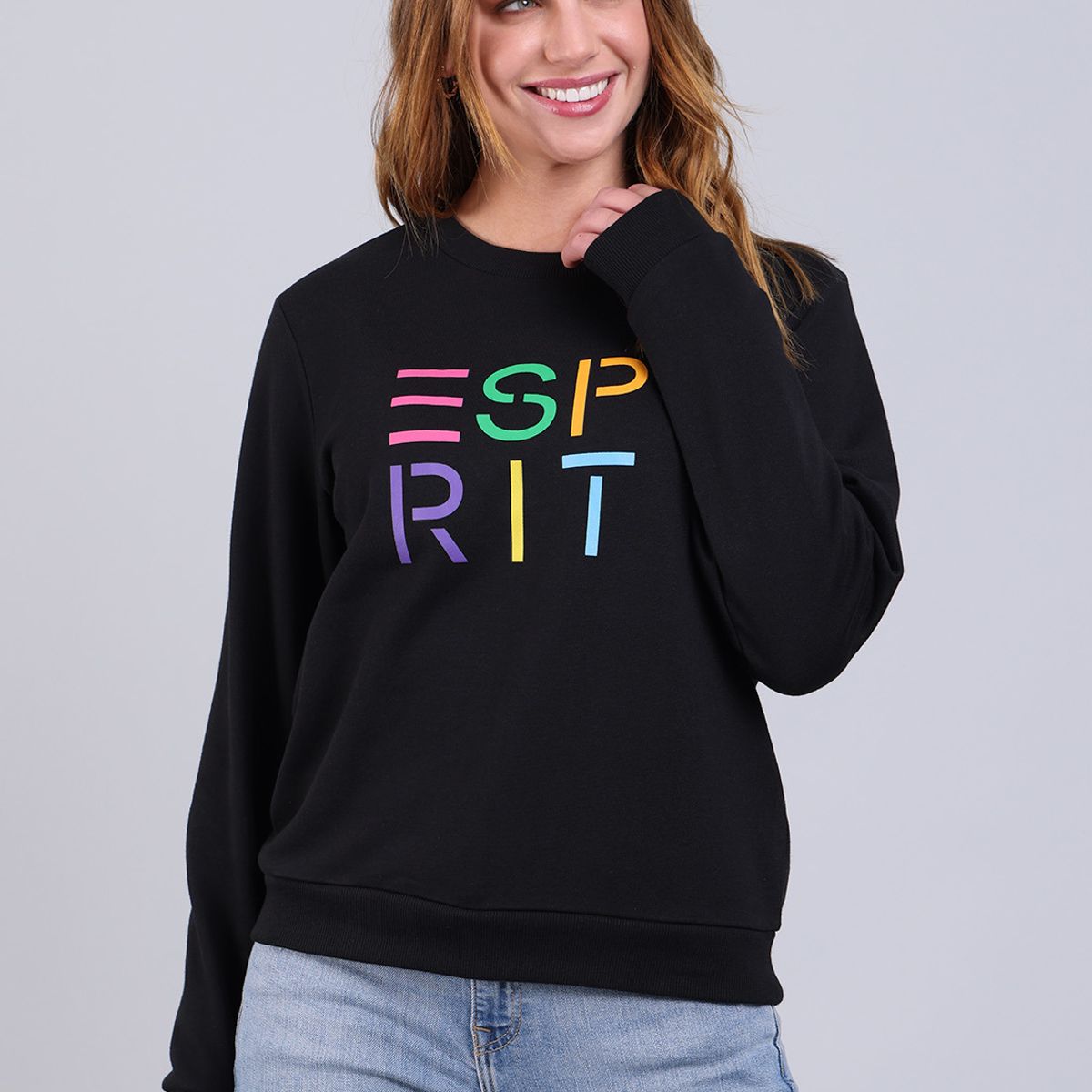 ESPRIT - Polerón Mujer Logo Estampado Esprit ESPRIT