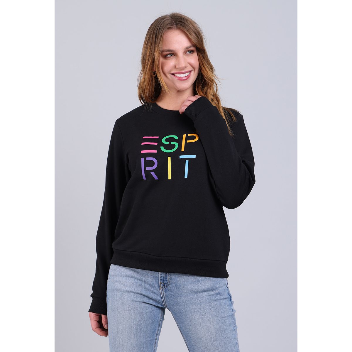 ESPRIT - Polerón Mujer Logo Estampado Esprit ESPRIT