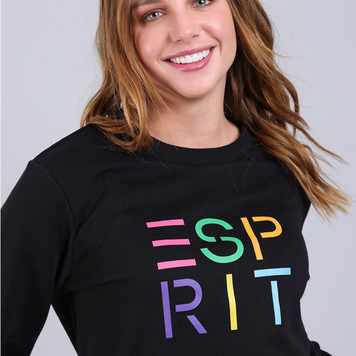 ESPRIT - Polerón Mujer Logo Estampado Esprit ESPRIT