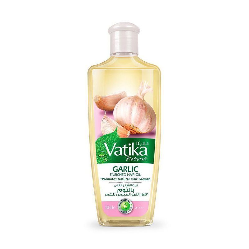 VATIKA NATURALS - Vatika Aceite Capilar Ajo 200 ml - Turquesa.-