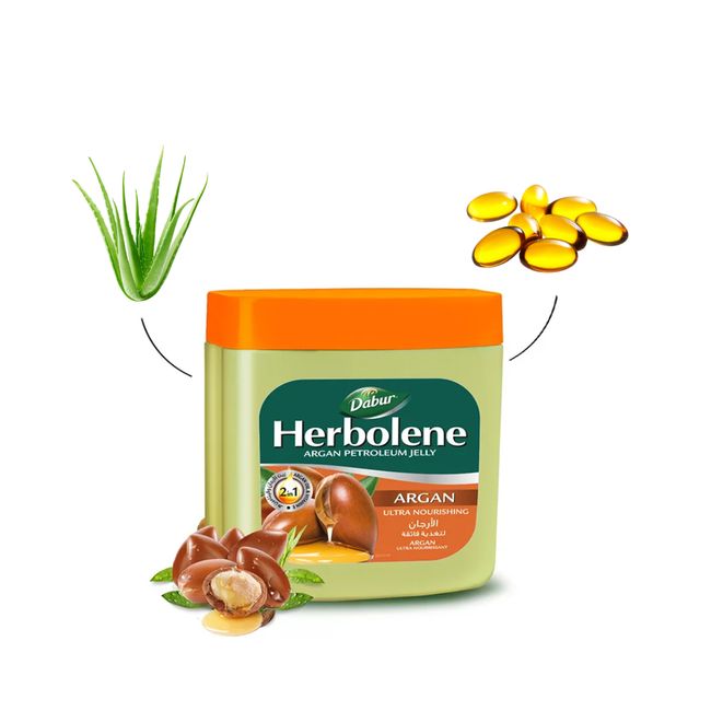 GENERICO - Herbolene - Vaselina 2 en 1 Aceite de Argán & Vitamina E 225 ml