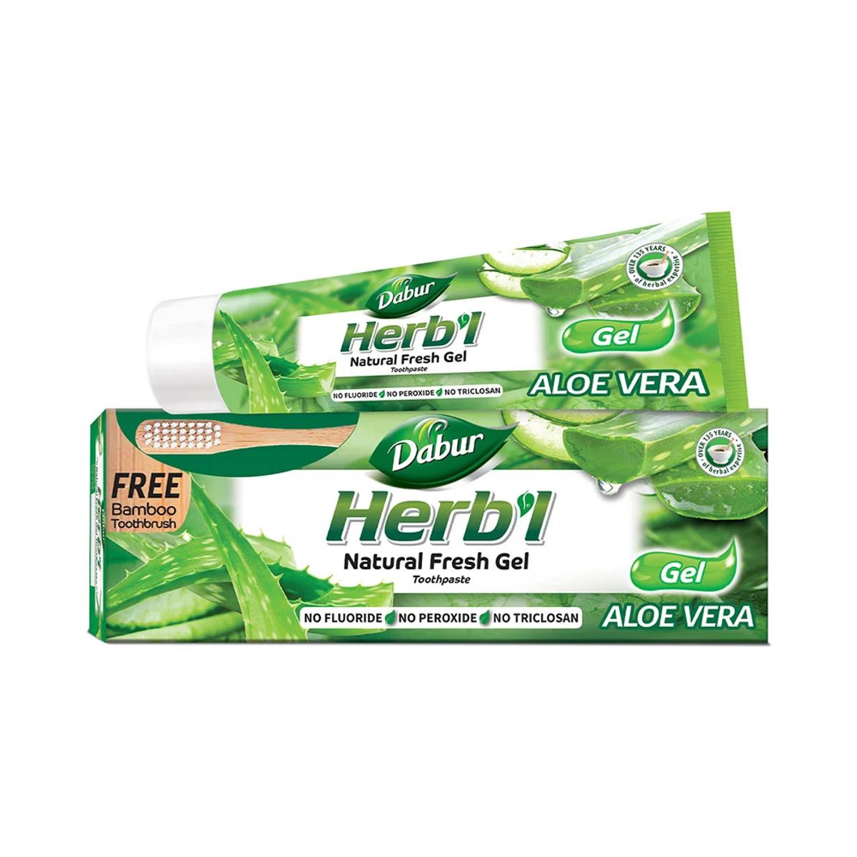 DABUR AMLA - Pasta Dental Herb'l Aloe Vera Gel + Cepillo de Dientes 150gr DABUR AMLA