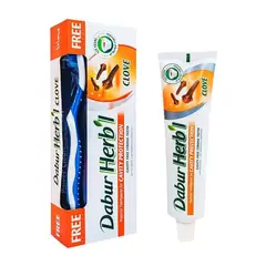 DABUR AMLA - Pasta Dental Herbl Clavo de Olor Cepillo de Dientes