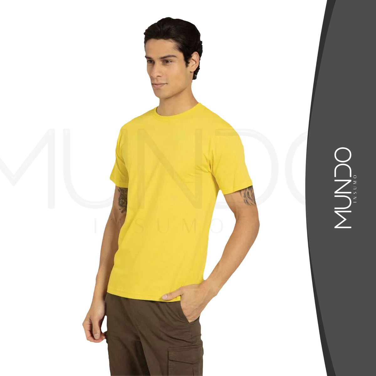 MUNDO INSUMO - Poleras De Algodón Manga Corta Para Estampar
