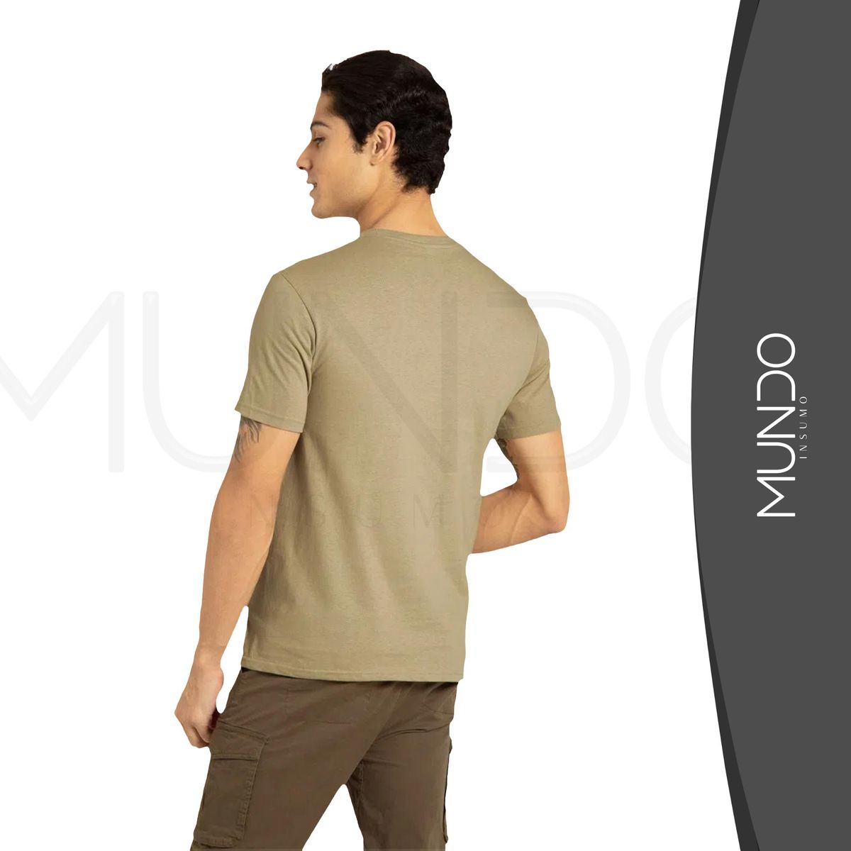 MUNDO INSUMO - Poleras De Algodón Manga Corta Para Estampar