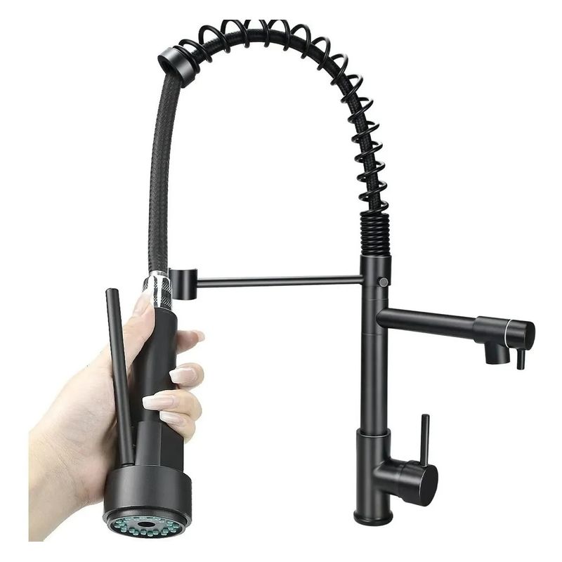 GENERICO - Grifo Llave Lavaplatos Cocina Extensible Triple