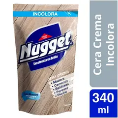 NUGGET - Cera Para Pisos En Crema Doypack 340ml Incolora