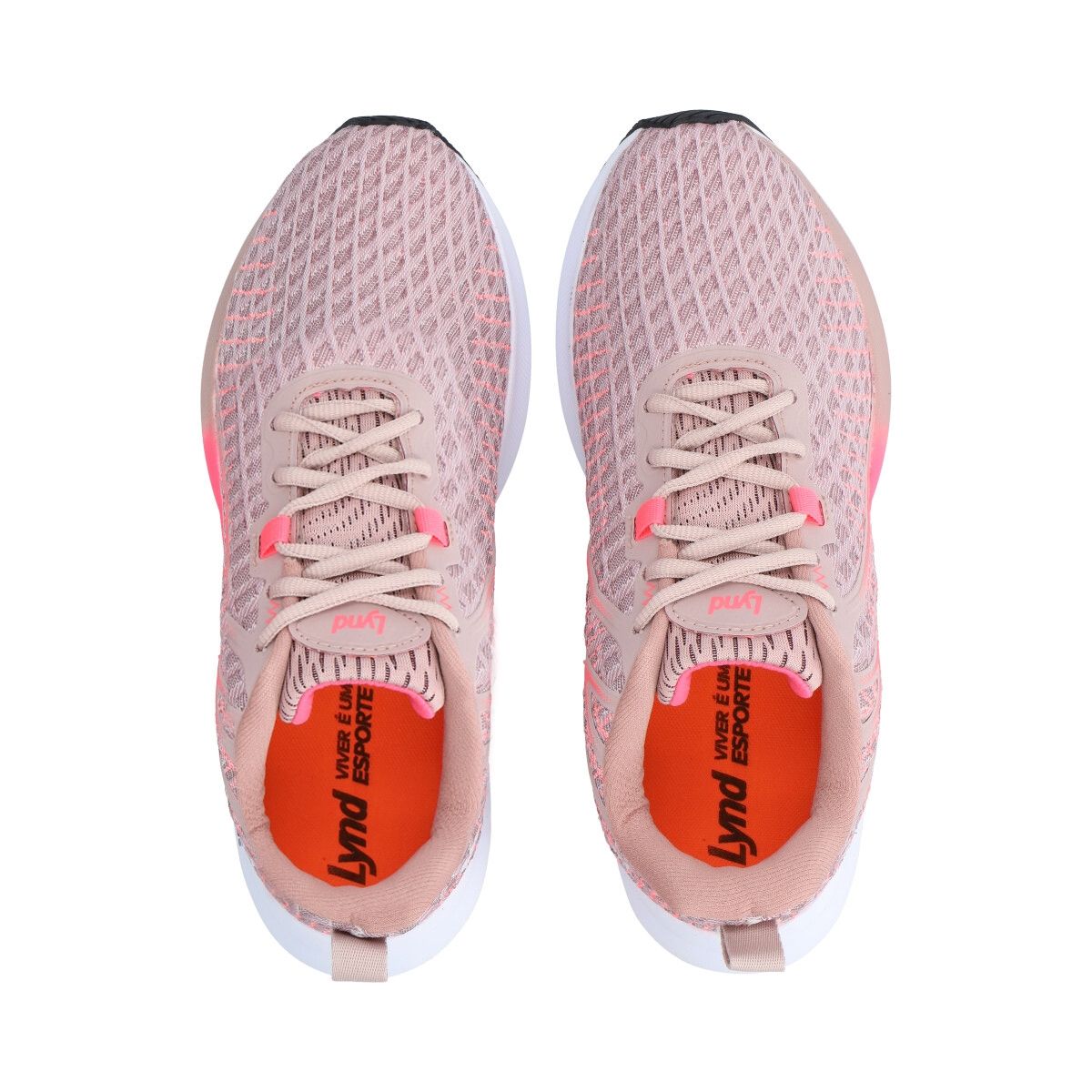 LYND - Zapatilla Mujer Grid Rosa Lynd