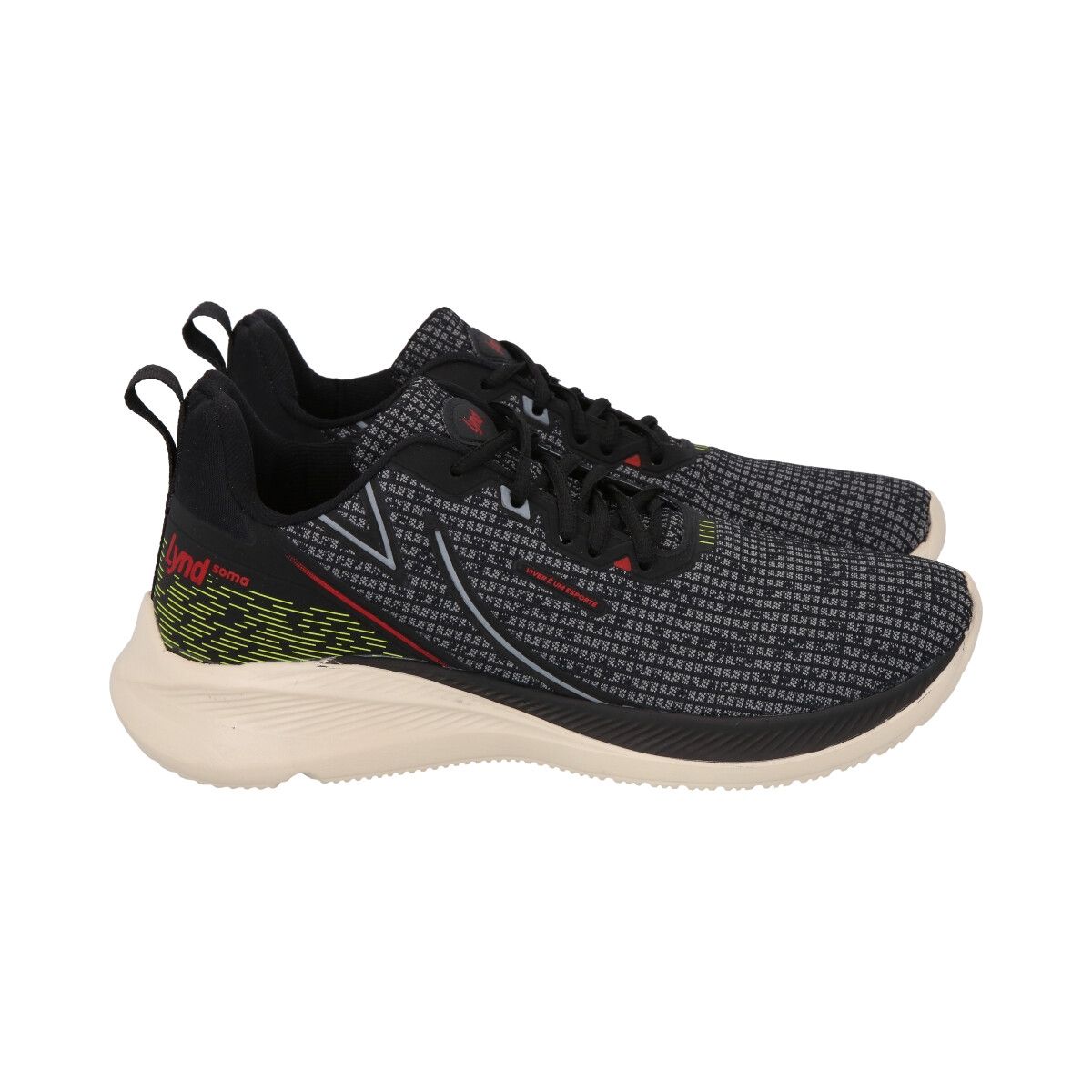 LYND - Zapatilla Mujer Soma Negro Lynd