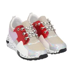 POLICE - Zapatillas Mujer Rojo Sun 69