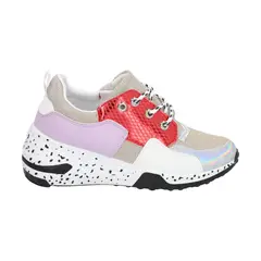 POLICE - Zapatillas Mujer Rojo Sun 69
