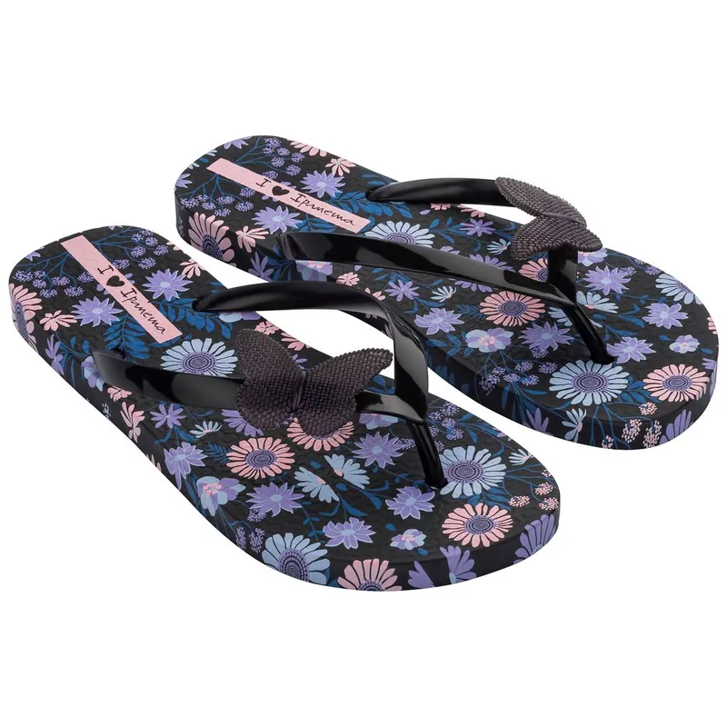 IPANEMA - Sandalia Mujer Negro Belle Floral 116 Ipanema