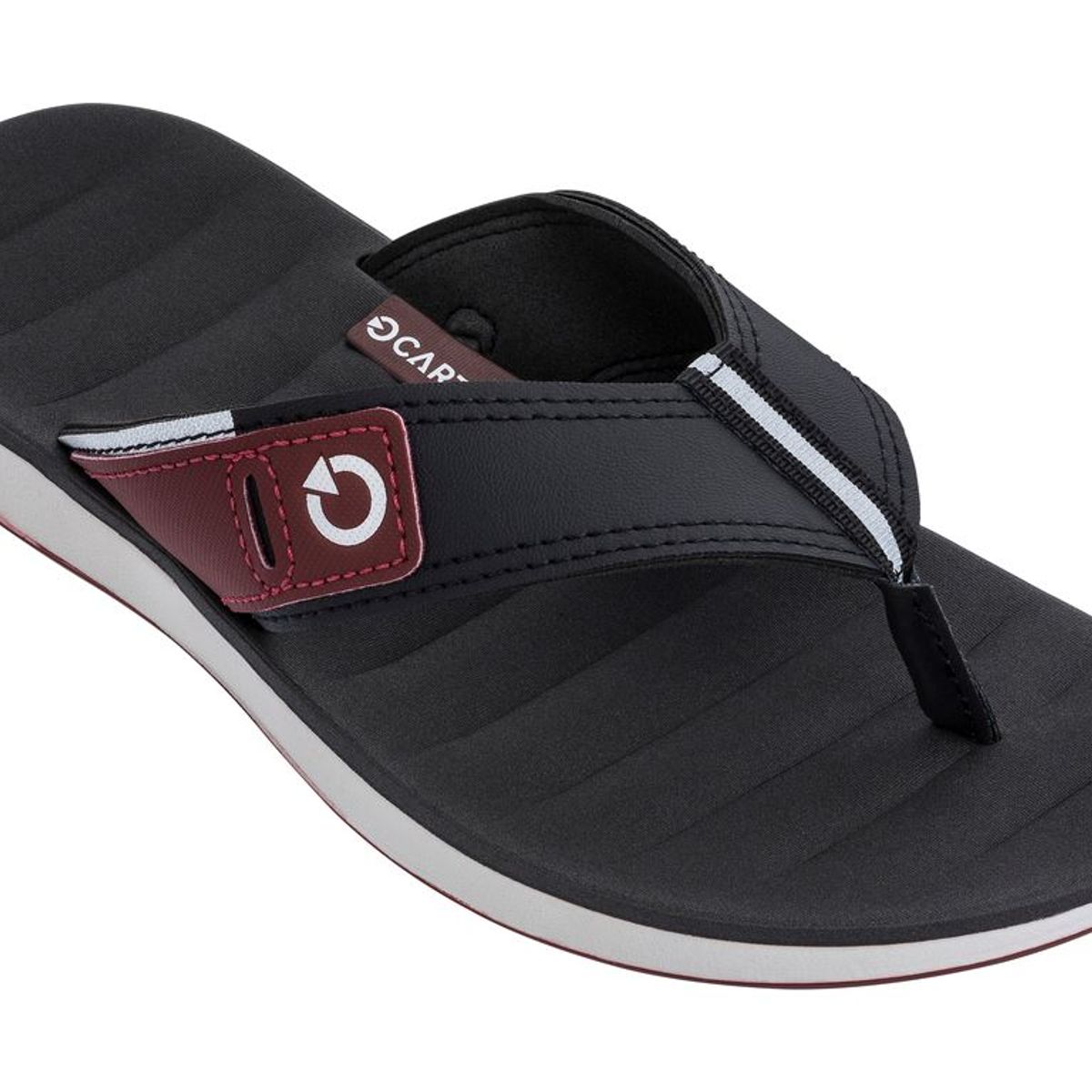 CARTAGO - Sandalia Hombre Negro Malaga Thong 006 Cartago